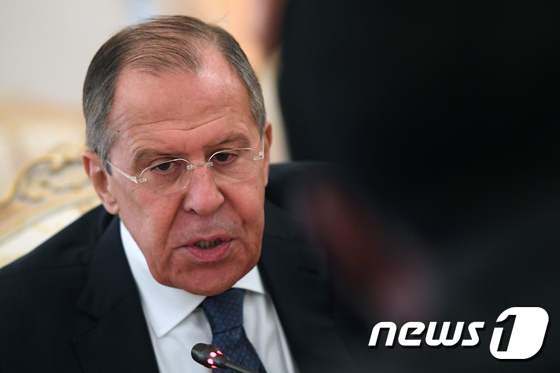 세르게이 라브로프 러시아 외무장관. © AFP=뉴스1