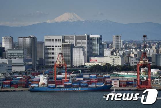 일본 도쿄 항구. © AFP=뉴스1