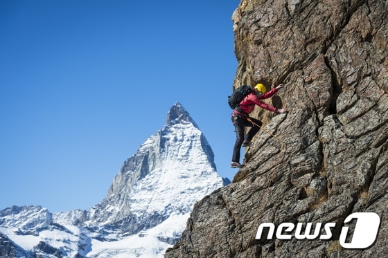 암벽타기. 스위스관광청 제공.© News1