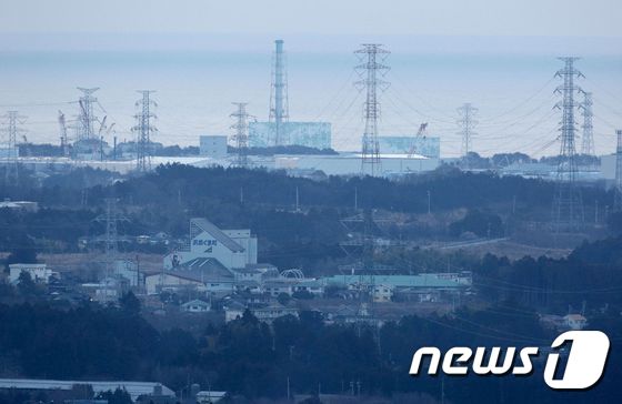 일본 후쿠시마 제1원자력발전소 전경(자료사진) © AFP=뉴스1