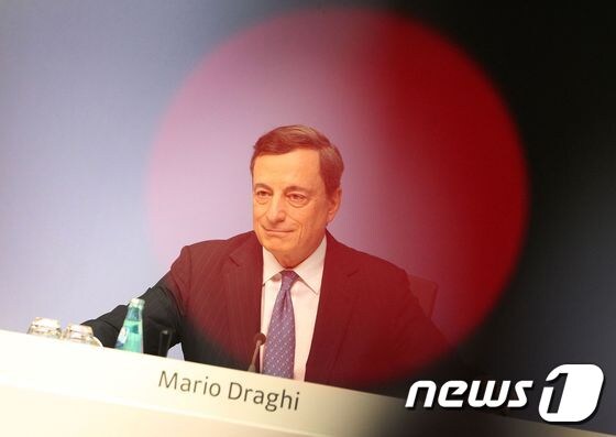 마리오 드라기 유럽중앙은행(ECB) 총재© AFP=뉴스1