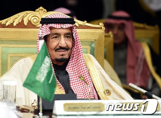 살만 빈 압둘라지즈 사우디 국왕. © AFP=뉴스1