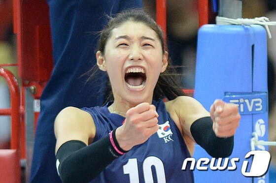 한국 여자 배구대표팀 주장. /뉴스1 © News1 오장환 기자