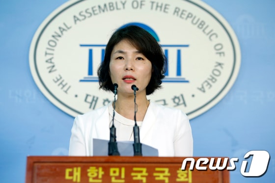 전희경 자유한국당 대변인. 뉴스1 © News1 안은나 기자