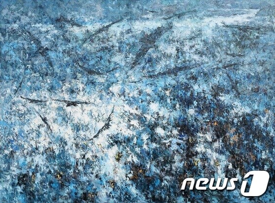 한파 A Cold Wave, 2016, 캔버스에 유채 Oil on canvas, 194x259cm (학고재갤러리 제공) © News1