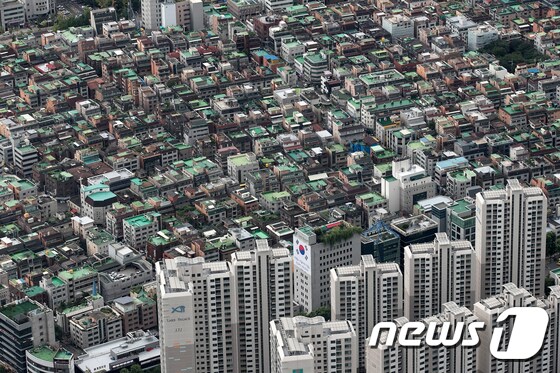 서울 강남 일대 주거단지 모습. 2017.8.21/뉴스1 DB © News1 이승배 기자