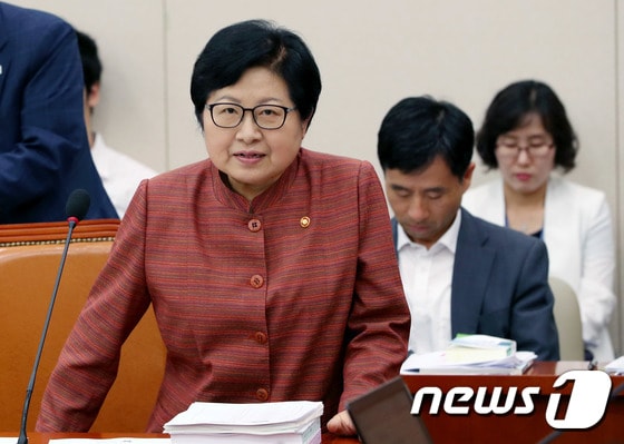 정현백 여성가족부 장관. © News1 박정호 기자