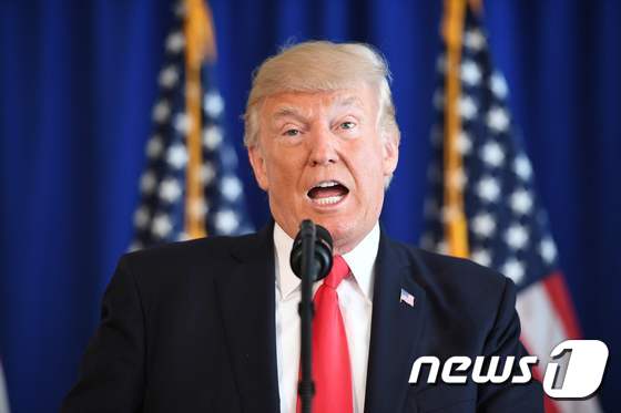 도널드 트럼프 미 대통령. © AFP=뉴스1