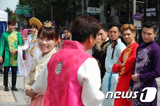 한국과 베트남의 문화교류 행사 모습/뉴스1 © News1