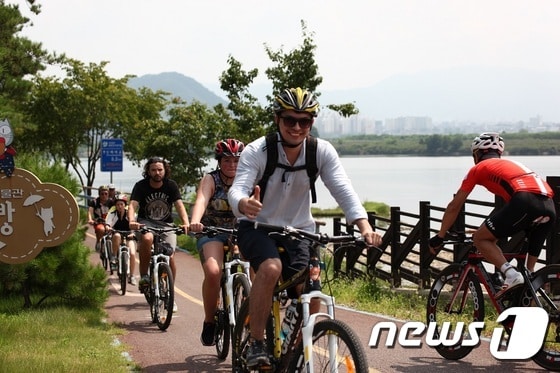 춘천 자전거 라이딩 © News1