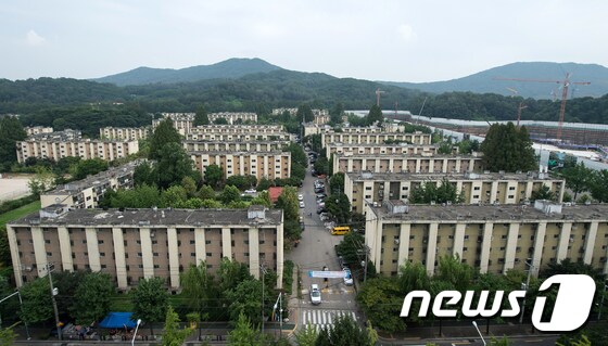 서울의 한 재건축 아파트 모습.(자료사진)© News1 이승배 기자
