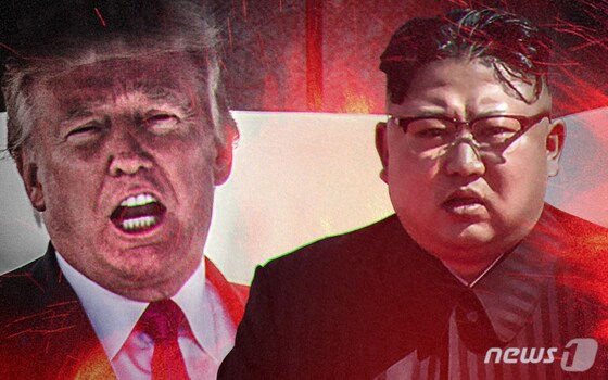 도널드 트럼프 미국 대통령과 김정은 북한 노동당 위원장 © News1 최진모 디자이너