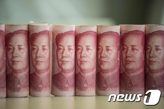 중국 위안화 지폐© AFP=뉴스1