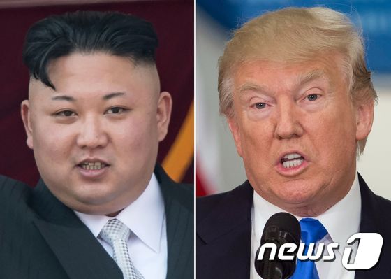 김정은 북한 국방위원장(왼쪽)과 도널드 트럼프 미국 대통령(오른쪽)  © AFP=뉴스1
