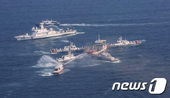 '다중이용 선박 화재·침수사고 대응 훈련'