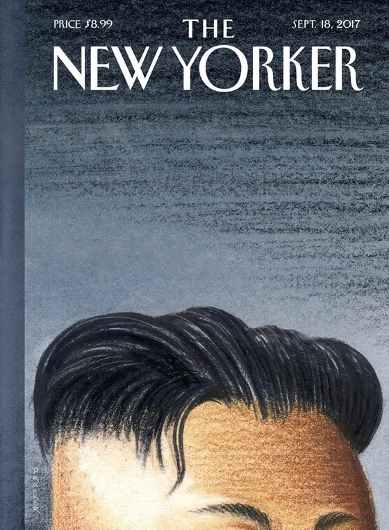 미 시사주간지 '뉴요커'의 오는 9월 셋째주 표지.(출처:뉴요커 갈무리)
