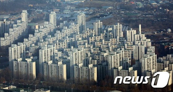 서울의 아파트 모습.(뉴스1 자료사진)© News1 황기선 기자