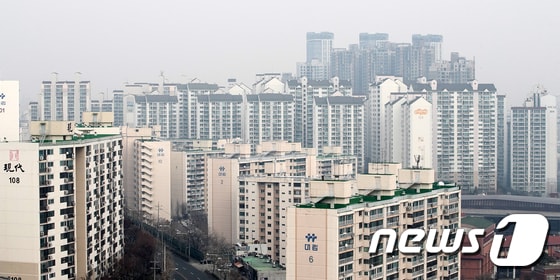 서울 아파트 단지의 모습.(뉴스1 자료사진)© News1 이승배 기자