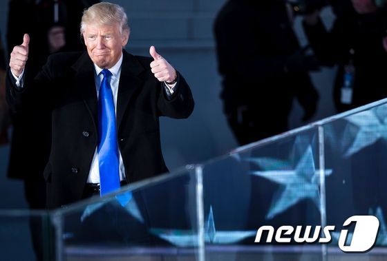 도널드 트럼프 제45대 미국 대통령이 20일(현지시간) 취임 1주년을 맞는다. © AFP=뉴스1