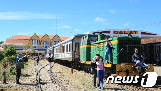 달랏역 관광열차. 보물섬투어 제공© News1