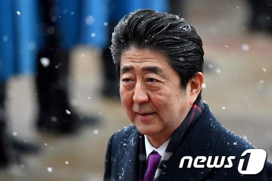 아베 신조 일본 총리. © AFP=뉴스1