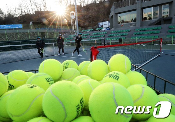 '대한민국에 부는 테니스 붐'