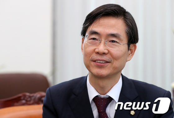조경태  자유한국당 의원(부산 사하을) 2018.1.24/뉴스1 © News1 구윤성 기자