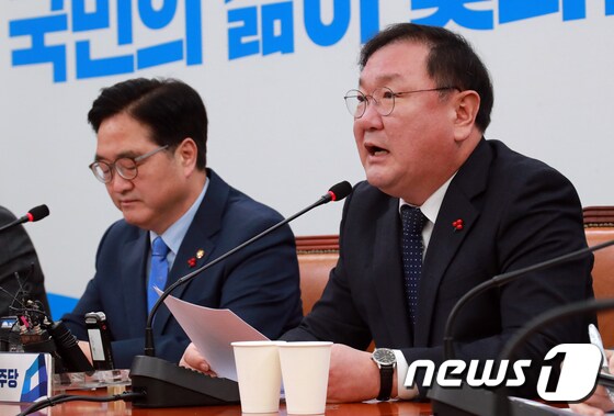 김태년 더불어민주당 정책위의장. /뉴스1 © News1 이동원 기자