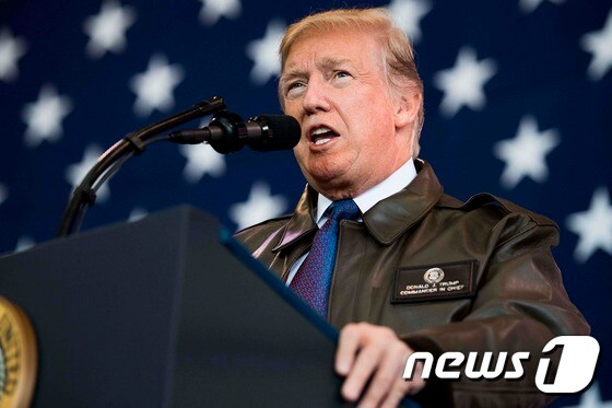 도널드 트럼프 미국 대통령. © AFP=뉴스1