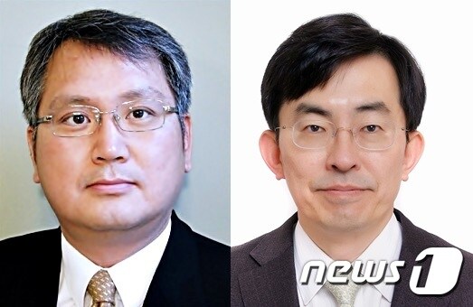 남기택 연세대 의과대학 교수(왼쪽) 와 윤주영 이화여대 자연과학대학 교수  © News1
