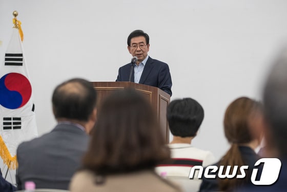 박원순 서울시장 '미세먼지, 도시농업으로 해결'
