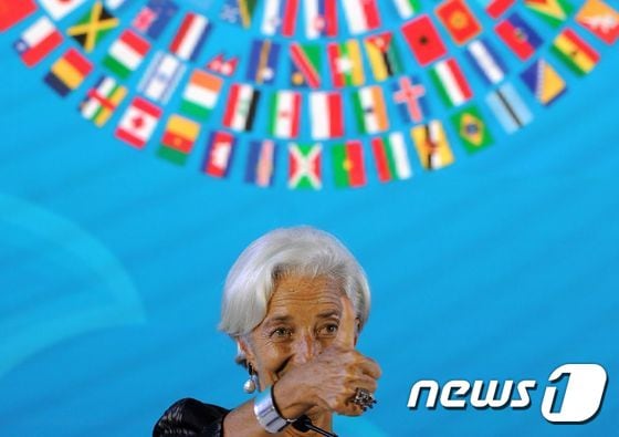크리스틴 라가르드 IMF 총재. © AFP=뉴스1