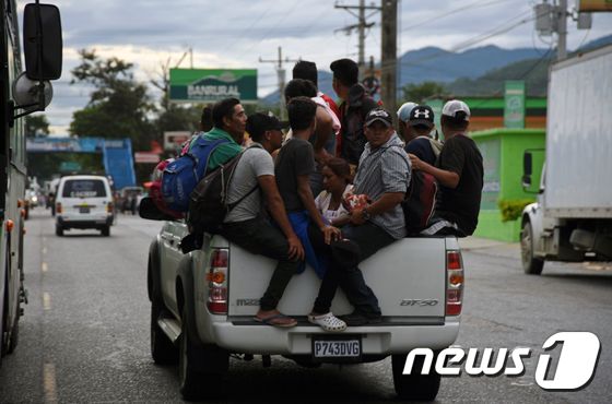 [사진] '아메리칸 드림' 향해 가는 온두라스 이민행렬