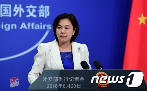 화춘잉 중국 외교부 대변인.(자료사진) © News1 © News1