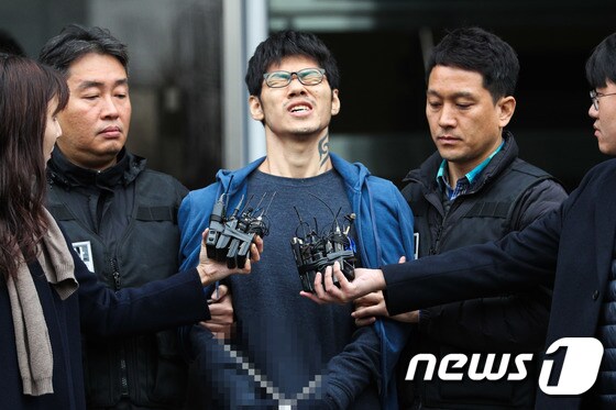 PC방 아르바이트생을 살해한 혐의로 구속된 피의자 김성수씨. /뉴스1 DB © News1 성동훈 기자