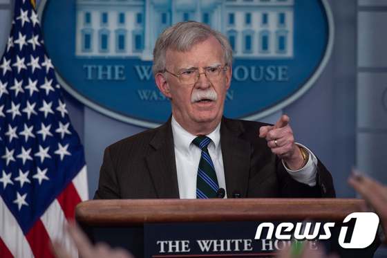 존 볼턴 백악관 국가안보 보좌관  © AFP=뉴스1 © News1  자료 사진 