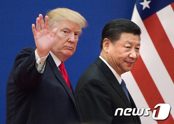 도널드 트럼프 미국 대통령(왼쪽)과 시진핑 중국 국가주석.©AFP=뉴스1