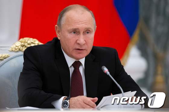 블라디미르 푸틴 러시아 대통령 © AFP=뉴스1 © News1 우동명 기자