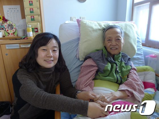 14일 오전 별세한 이귀녀 할머니의 생전 모습(정의기억연대 홈페이지 갈무리) © News1
