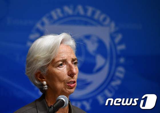크리스틴 라가르드 국제통화기금(IMF) 총재 © AFP=뉴스1 © News1 강민경 기자