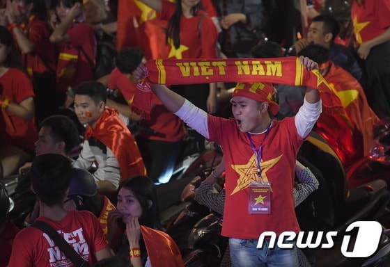 베트남 축구대표팀이 스즈키컵 결승에 올랐다. 단단한 조직력과 그들의 정신력을 볼 때, 우승 가능성은 충분하다. © AFP=News1