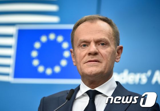 도날트 투스크 유럽연합(EU) 정상회의 상임의장. © AFP=뉴스1
