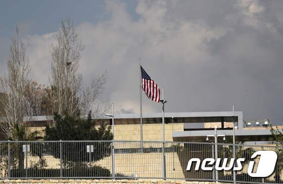 이스라엘 예루살렘 주재 미국 대사관. © AFP=뉴스1