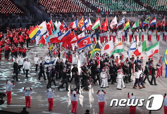 막을 내린 2018 평창동계올림픽./뉴스1 DB © News1 임세영 기자