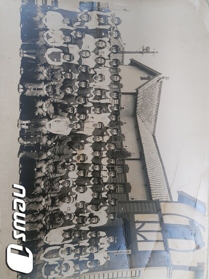 와카타니 노리코씨가 기부한 1944년 송현국립국민학교 학생들의 사진(민족문제연구소 제공)© News1