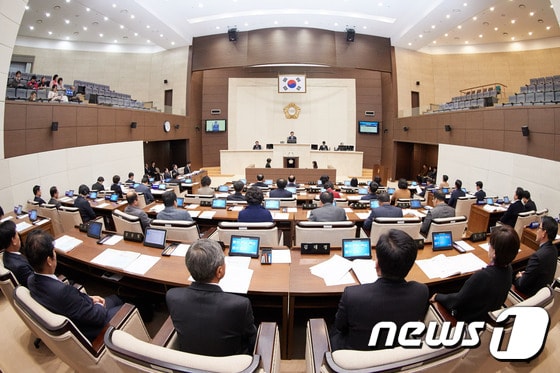 용인시의회 본회의 모습(뉴스1DB)© News1