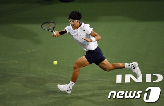 한국 테니스의 간판 정현./뉴스1 DB © AFP=News1