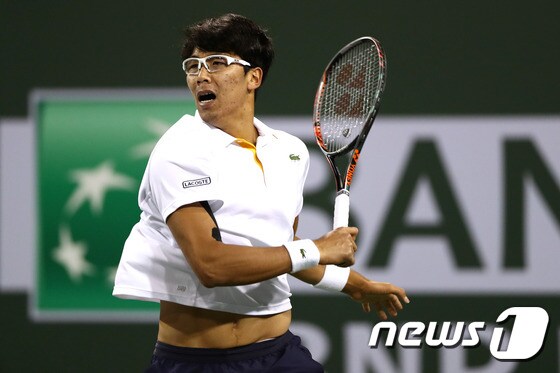 한국 테니스의 간판 정현이 바르셀로나 오픈 1회전을 부전승으로 통과했다.  © News1