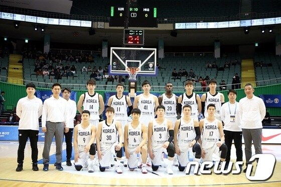 남자 농구 대표팀. (대한민국 농구협회 제공) © News1