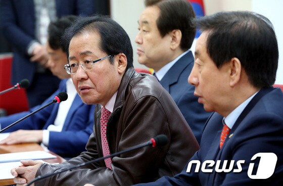 홍준표 자유한국당 대표. 2018.3.22/뉴스1 © News1 박정호 기자
